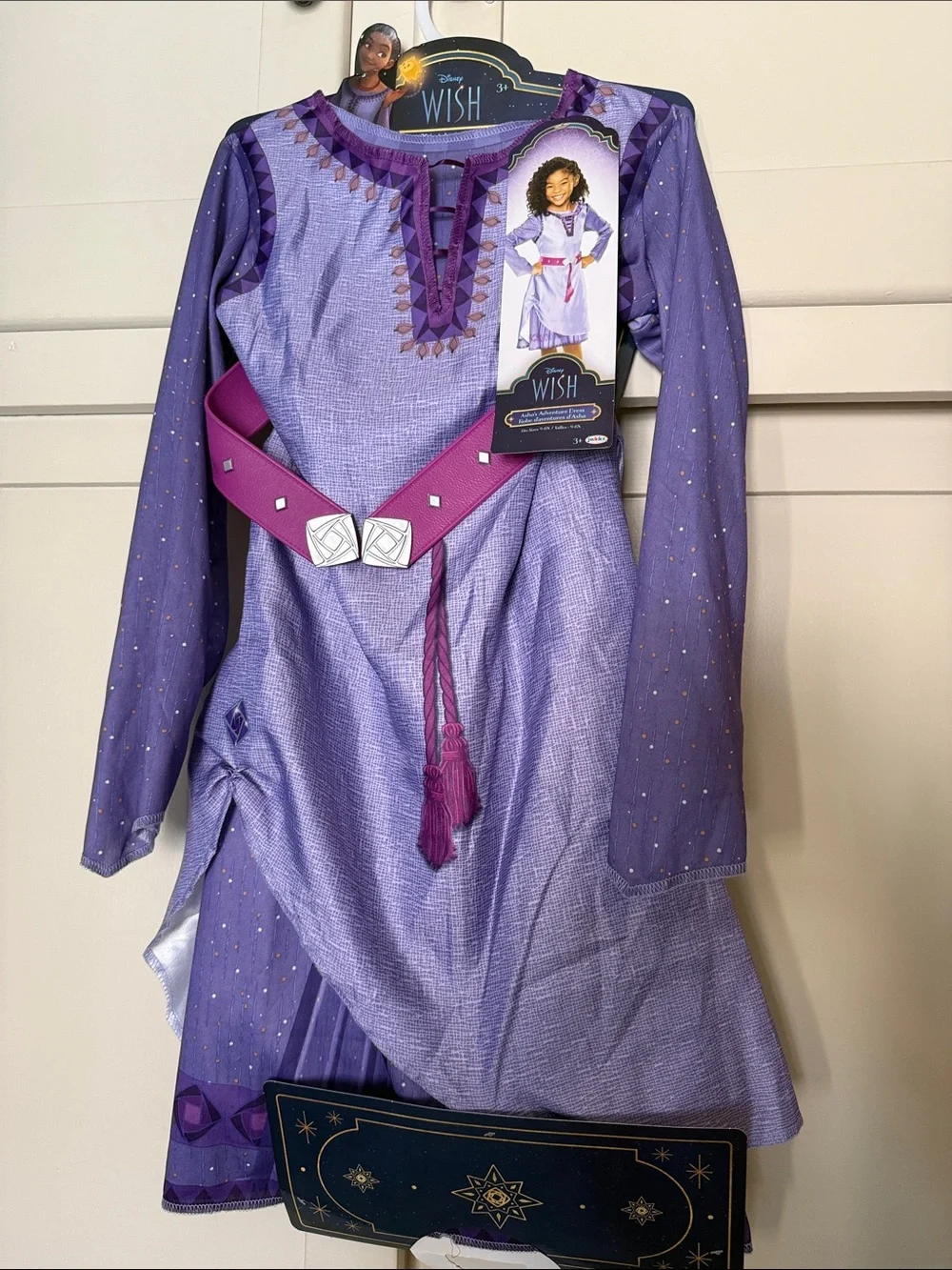 Disney ✨ WISH ✨ ASHA'S ADVENTURE DRESS COSTUME SIZE 4-6X 🌟NWT🌟
